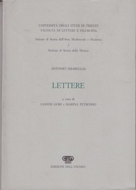 Lettere - Antonio Smareglia - copertina
