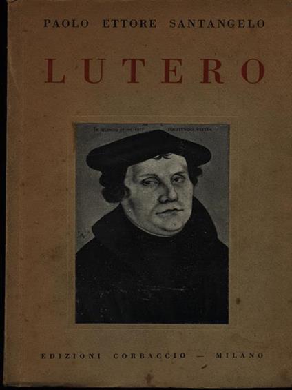 Lutero - Paolo Santangelo - copertina