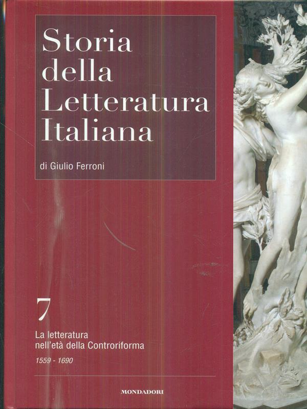 Storia della letteratura italiana 7