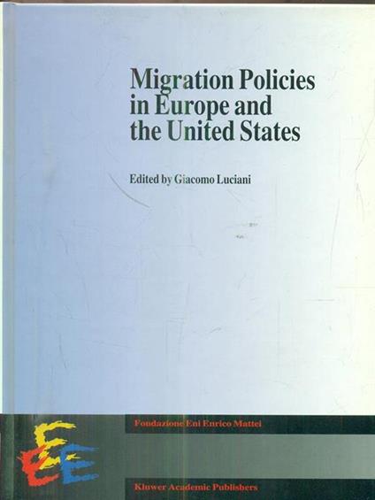 Migration Policies in Europe and the United States - Gaetano Luciani - copertina