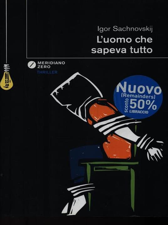L' uomo che sapeva tutto - Igor Sachnovskij - copertina