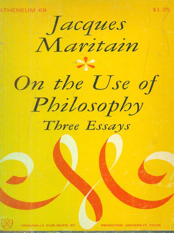 On the Use of Philosophy