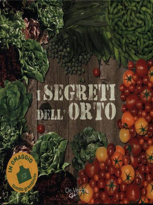 I segreti dell'orto. cofanetto con 3 volumetti e grembiule - copertina