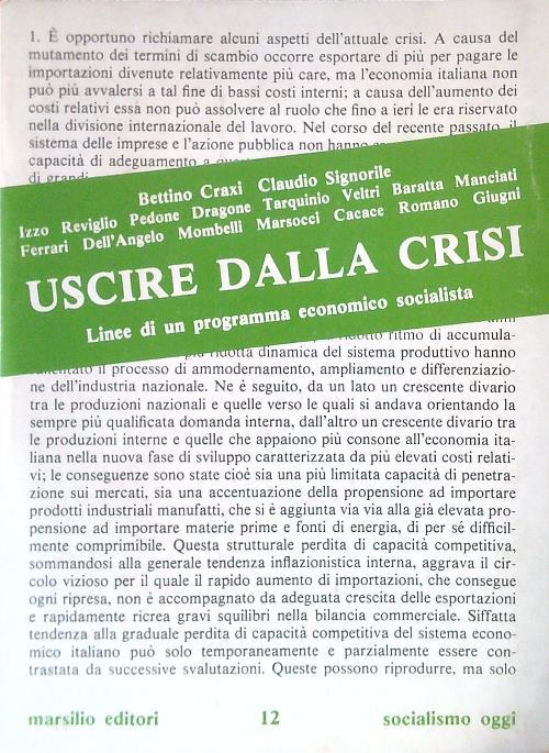 Uscire dalla crisi