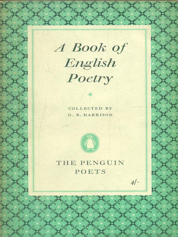 A book of english Poetry