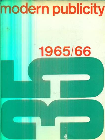 Modern Publicity 1965/66 - copertina