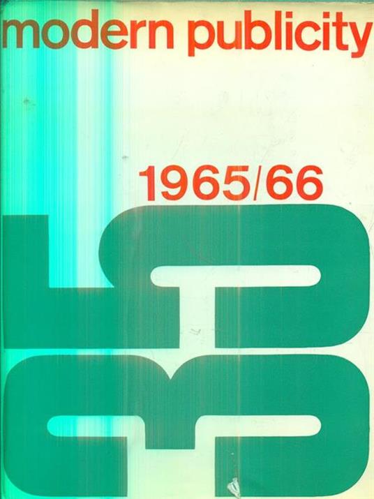 Modern Publicity 1965/66 - copertina