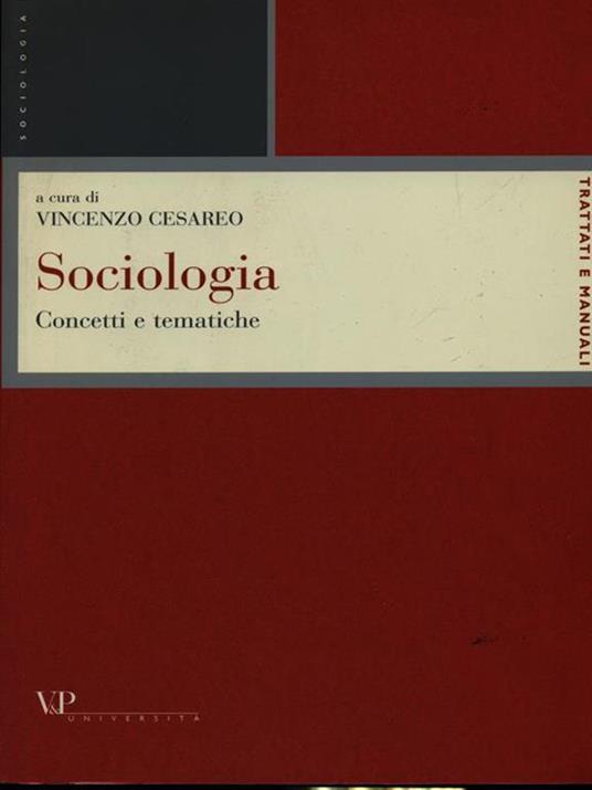 Sociologia - V. Cesareo - copertina