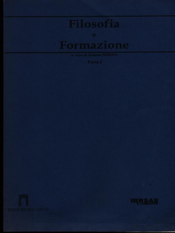 Filosofia e formazione 2vv
