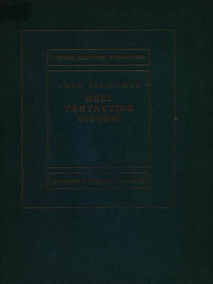 Quel fantastico giovedì - John Steinbeck - copertina