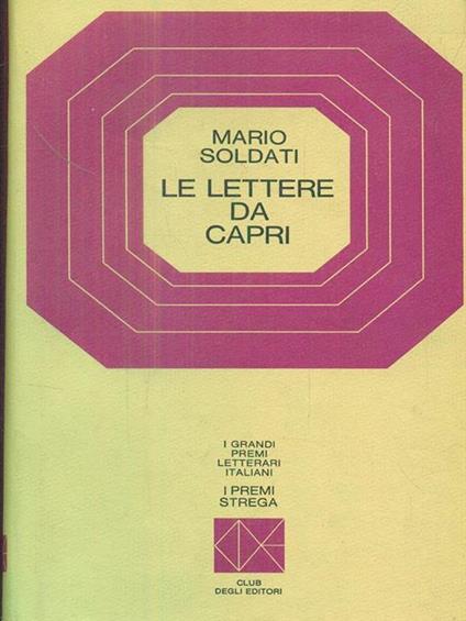Le lettere da capri - Mario Soldati - copertina