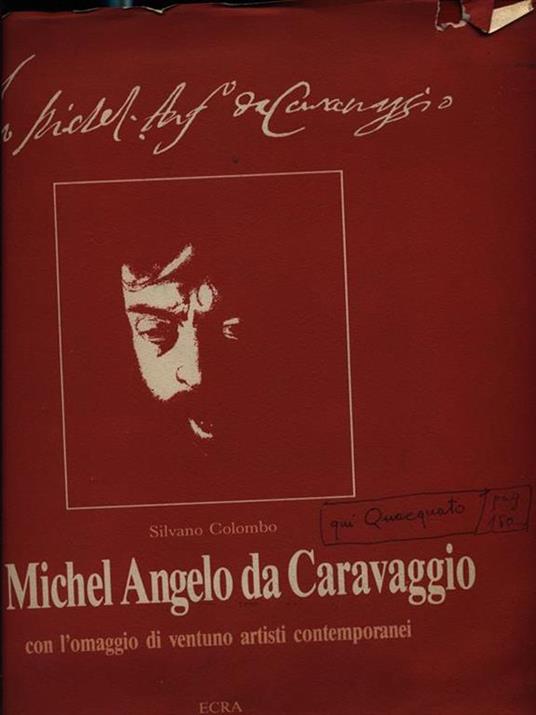 Io Michel Angelo da Caravaggio - Silvano Colombo - copertina