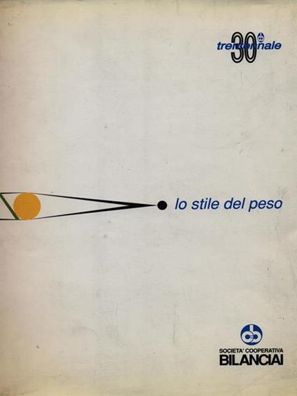 Lo stile del peso - copertina