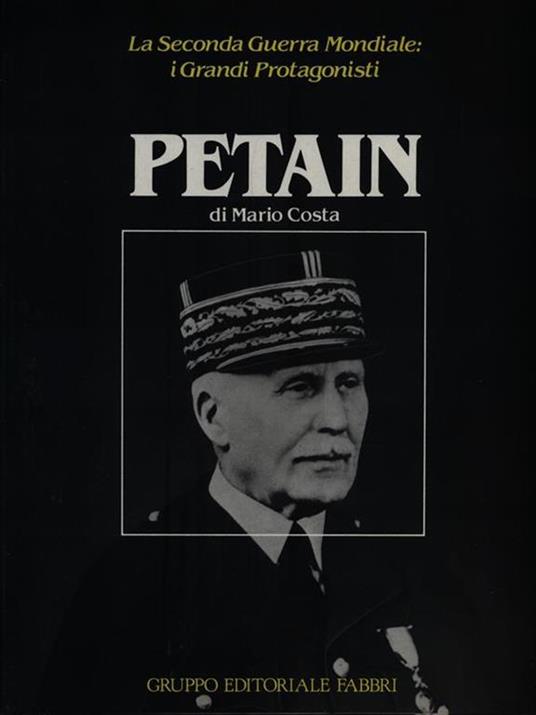 Petain - Mario Costa - copertina
