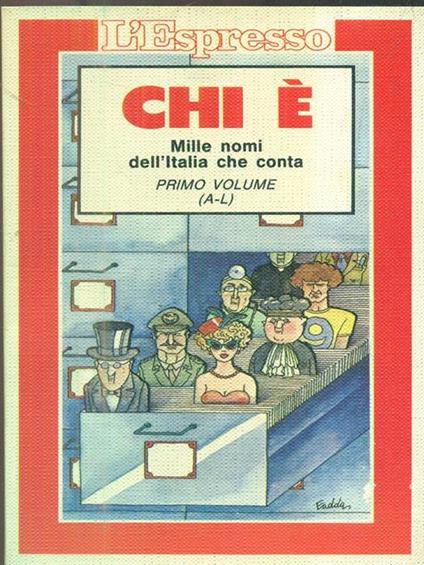 Chi é. Primo volume - copertina
