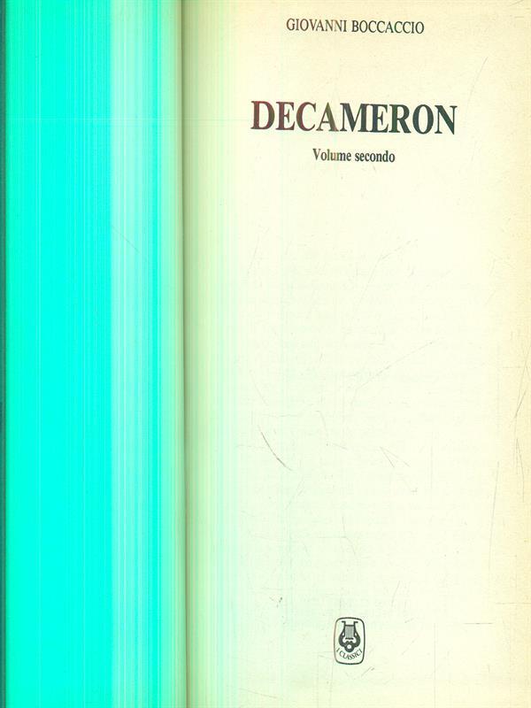 decameron vol II
