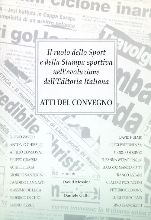 Il ruolo dello sport e della stampa sportiva nell'evoluzione dell'editoria italiana