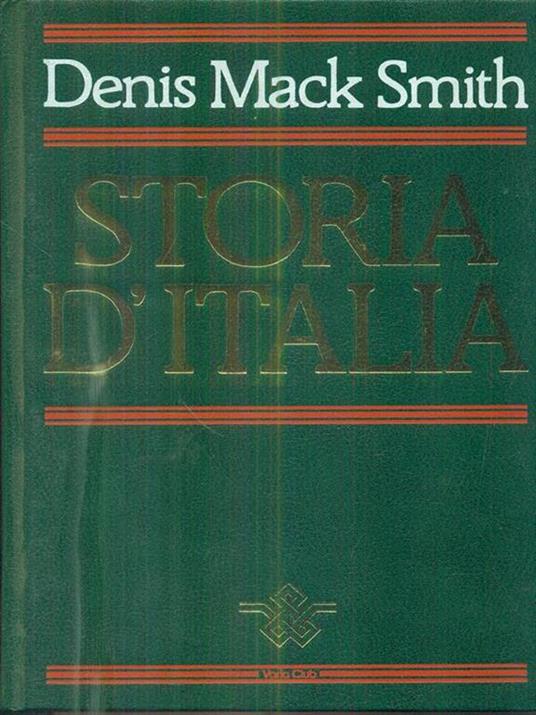 Storia d'Italia dal 1861 al 1969 - Denis Mack Smith - copertina
