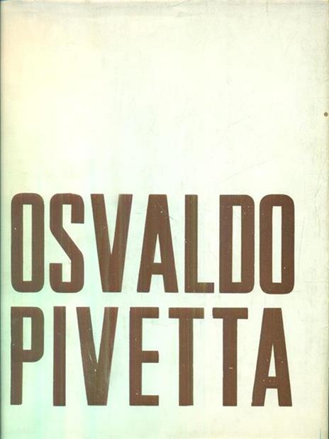 Osvaldo Pivetta - copertina