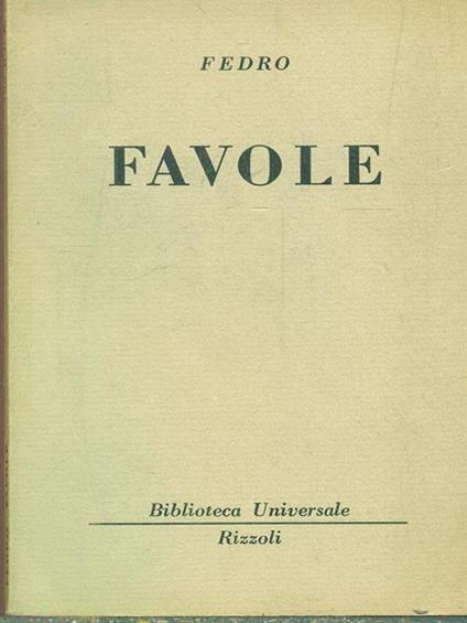 favole - Fedro - copertina