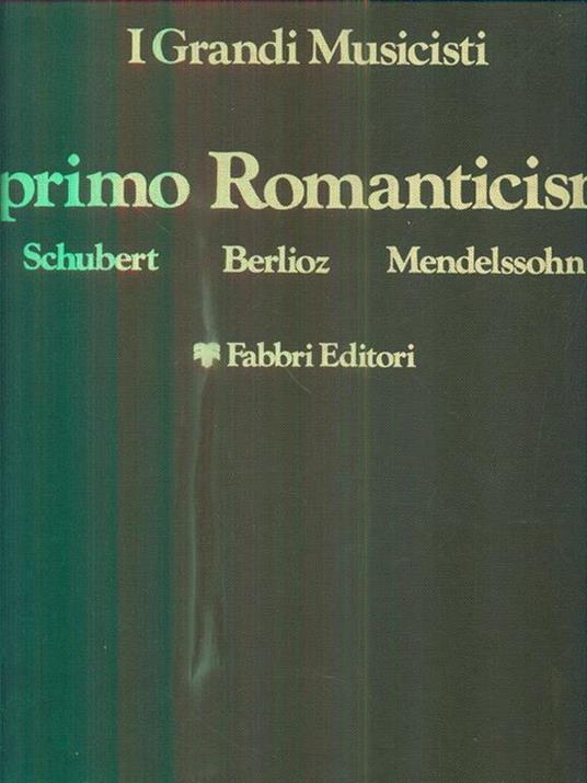 Il primo romanticismo - copertina