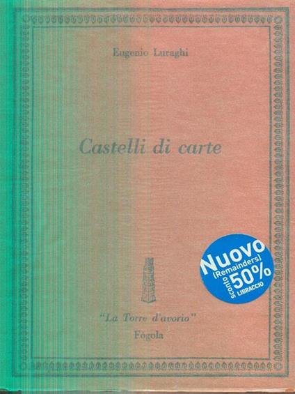 castelli di carta - Eugenio Luraghi - copertina
