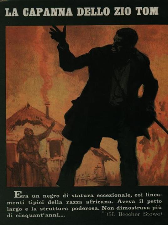 La capanna dello zio Tom - Harriet B. Stowe - copertina