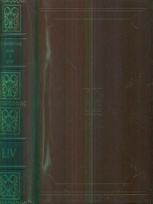 Liriche e prose - Boris Pasternak - copertina