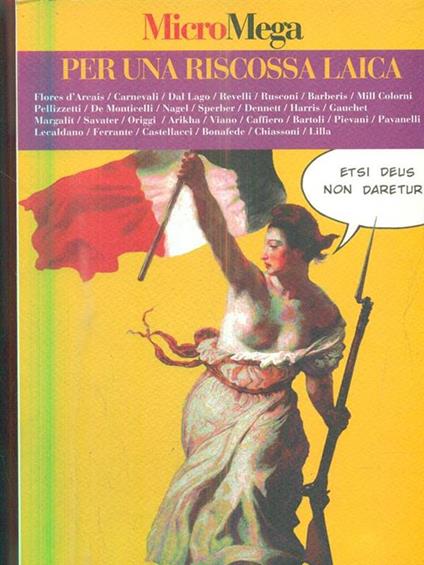 MicroMega. Per una riscossa laica - copertina