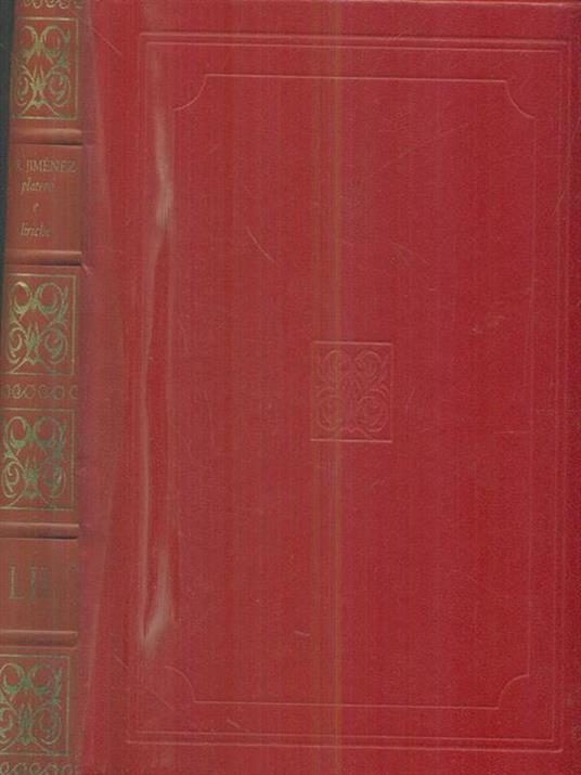 Platero e liriche - J. Ramón Jiménez - copertina