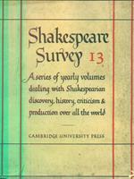 Shakespeare Survey Volume 13