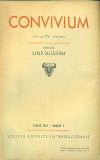 Convivium raccolta nuova n 5 / 1948 - 2