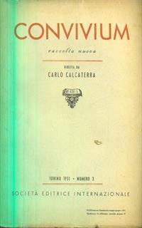 Convivium raccolta nuova 3 / 1951 - 2