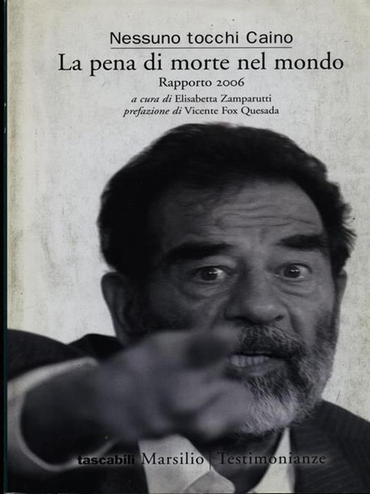 Nessuno tocchi Caino/La pena di morte nel mondo Rapporto 2006 - copertina