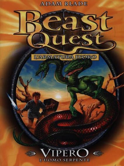 Beast Quest 10. Vipero - Adam Blade - copertina