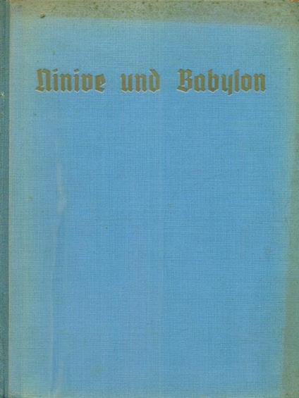 Ninive und Babylon - Christopher Frank - copertina