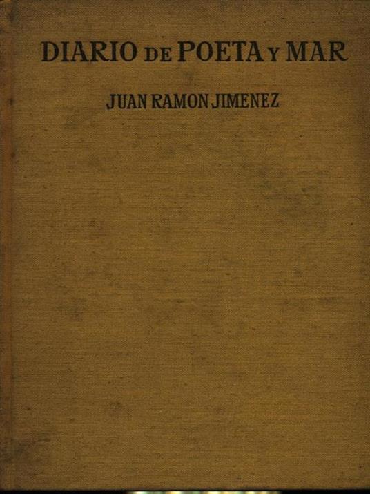 Diario de poeta y mar - J. Ramón Jiménez - copertina