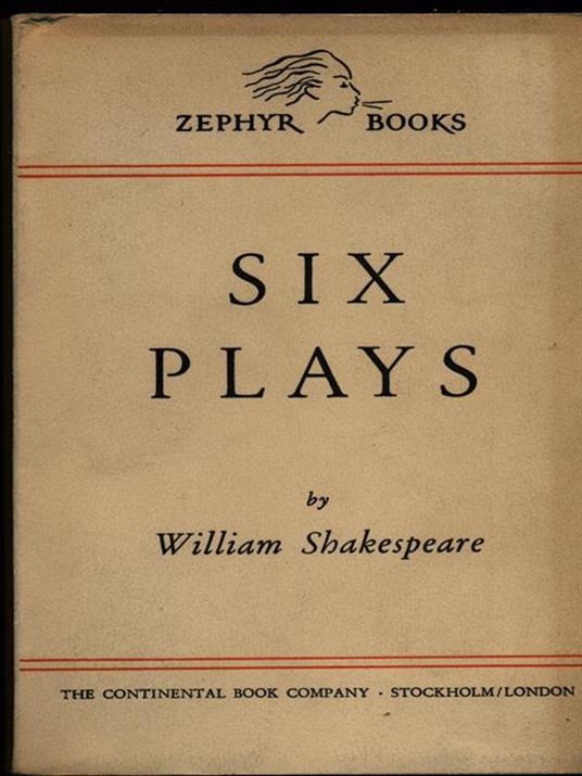 Six plays - William Shakespeare - copertina