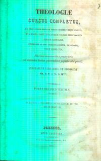 Theologiae cursus completus tomus decimus-tertius - 2