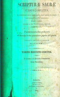 Scripturae Sacrae cursus completus tomus decimus-sextus - 2