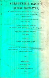 Scripturae sacrae cursus completus tomus decimus octavus - 2