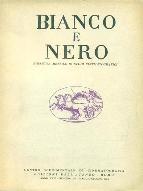 bianco e nero 5-6 / maggio-giugno 1956 - copertina
