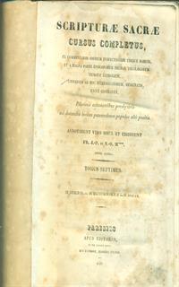 Scripturae sacrae cursus completus tomus septimus - 2