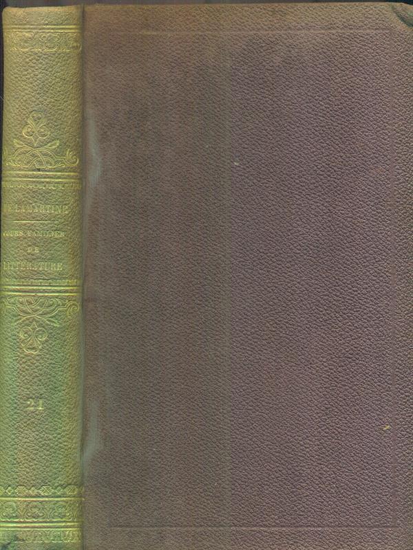 Cours familier de Litterature 21