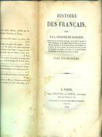 histoire des francais tome dix huitieme