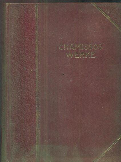 Chamissos werke erster teil gedichte I - Adalbert von Chamisso - copertina