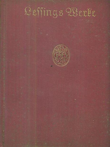 Lessings werke 4 - copertina