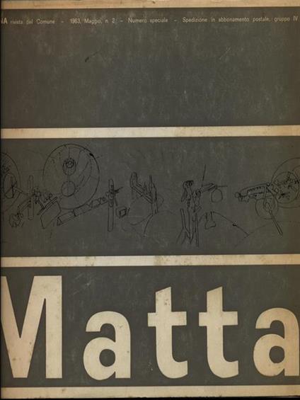 Sebastian Matta - copertina