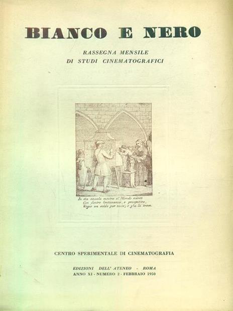 bianco e nero 2 / febbraio 1950 - copertina
