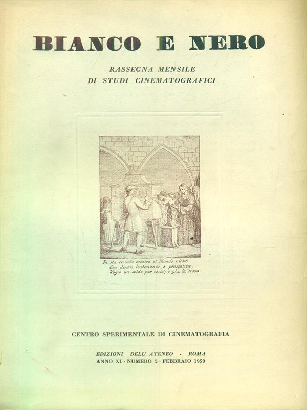 bianco e nero 2 / febbraio 1950